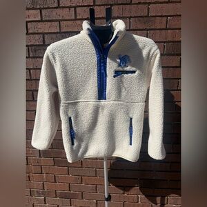 Youth Medium Summit Sportswear Kickoff Memphis Tigers Sherpa 1/4 Zip Pullover